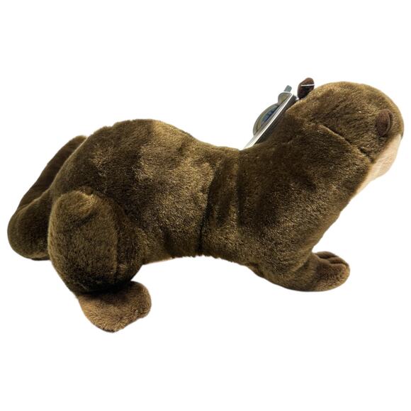 Wild Republic River Otter Plush 10" Cuddlekins Stuffed Animal NWT Nature Toy - Picture 4 of 6